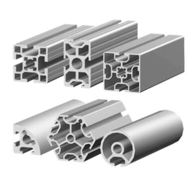 Profil aluminium, profil aluminium tidak teratur dan aloi aluminium. Antaranya, profil aluminium bersalut