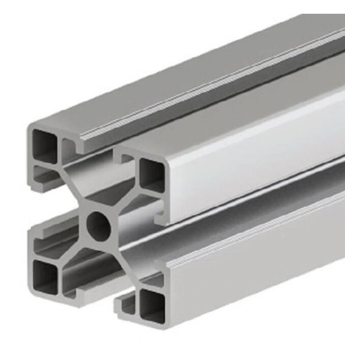 Profil Tersemperit Aluminium Berbentuk T Bersadur Elektrik Digilap